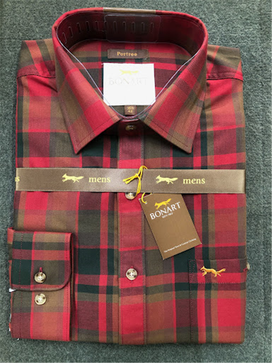 Bonart Portree Shirt - Red