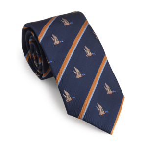 Laksen Regimental Stripe Duck Tie
