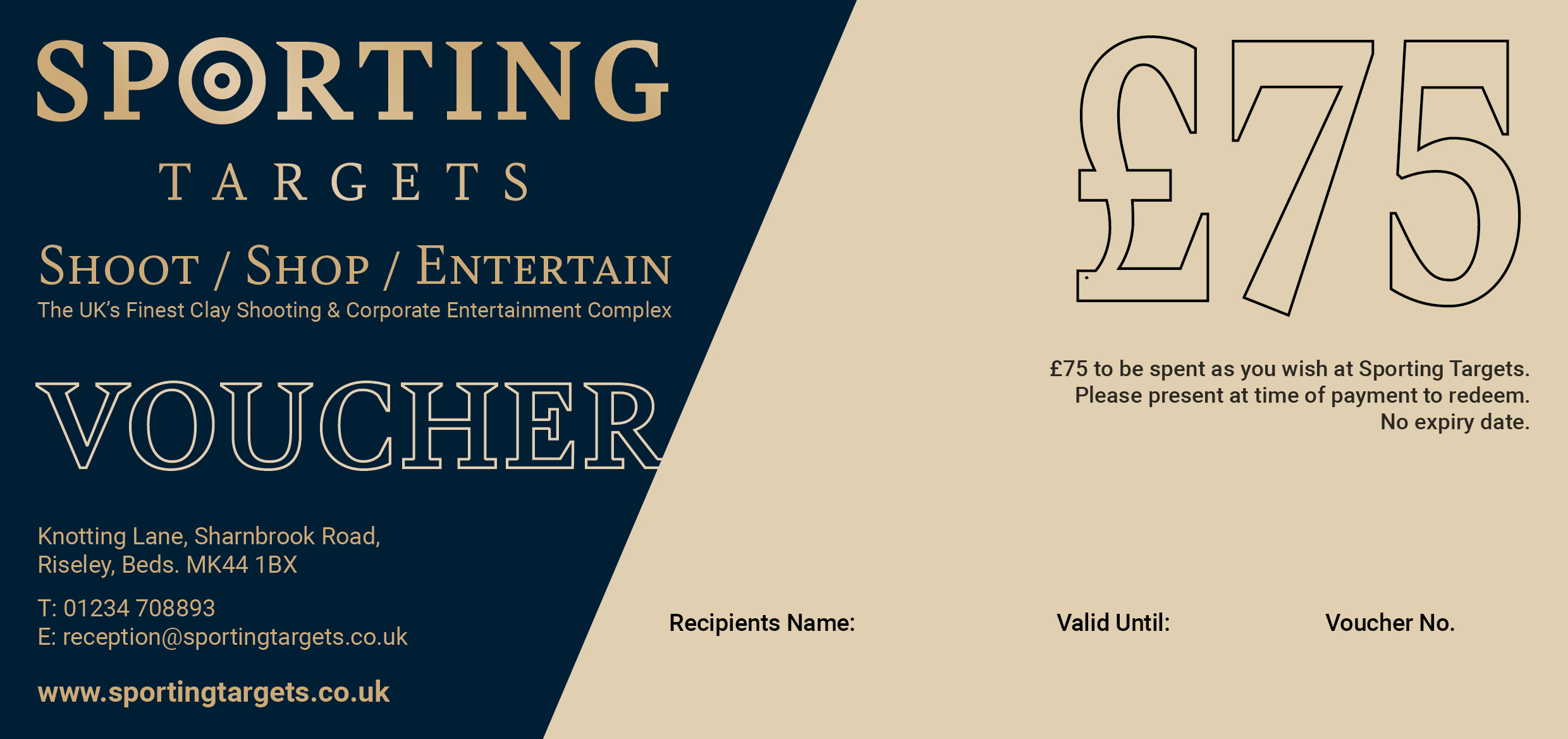 £75 Credit Voucher