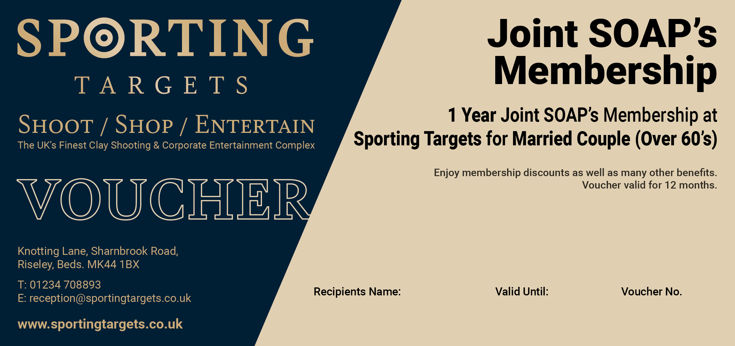 Membership Voucher - Joint Senior