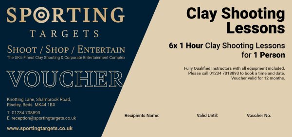 Lessons – Clay Shooting 6 x 1 Hour