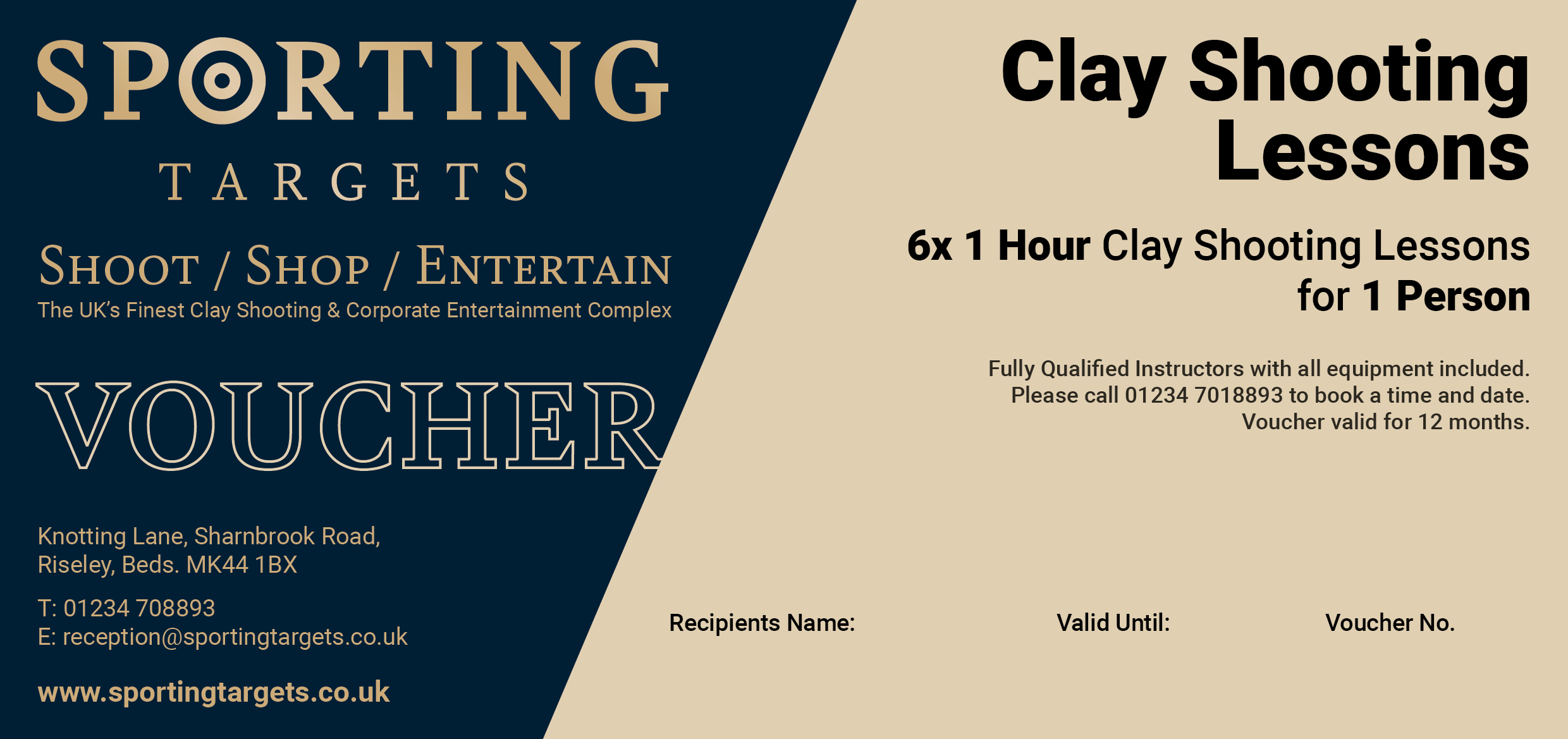 Lessons – Clay Shooting 6 x 1 Hour