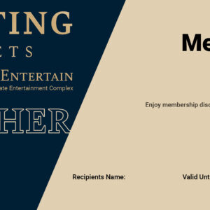 Membership Voucher - Single