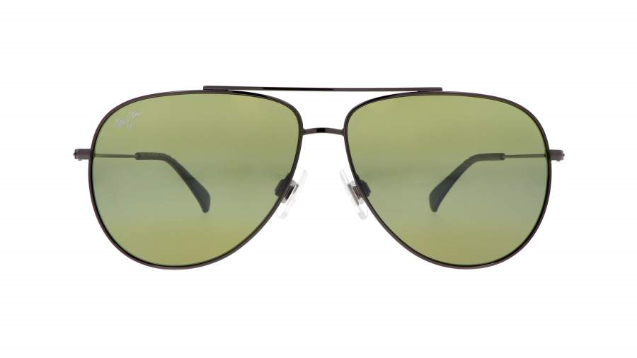 Maui jim Hauoli Xl Shiny Dark Ruthenium Maui HT Lens