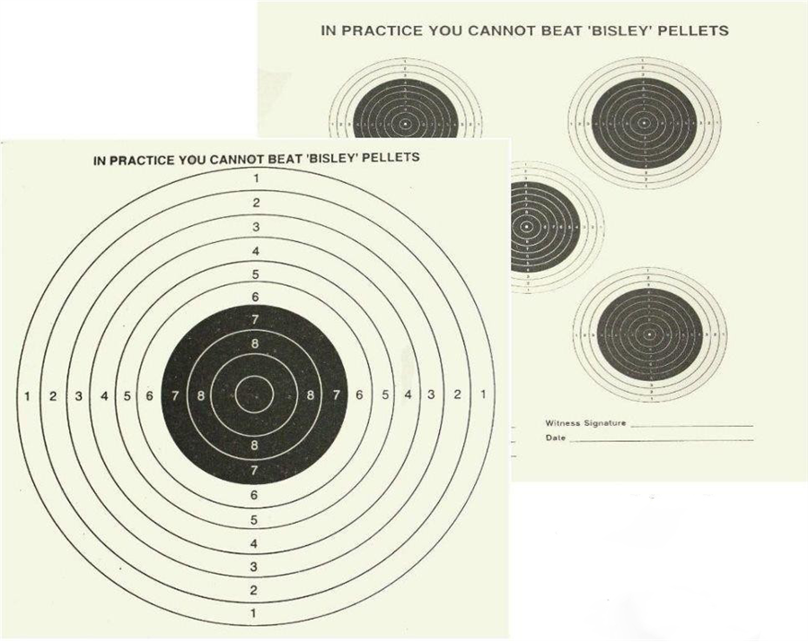 Bisley Black & White Paper Targets - 25 Pack - Image 2