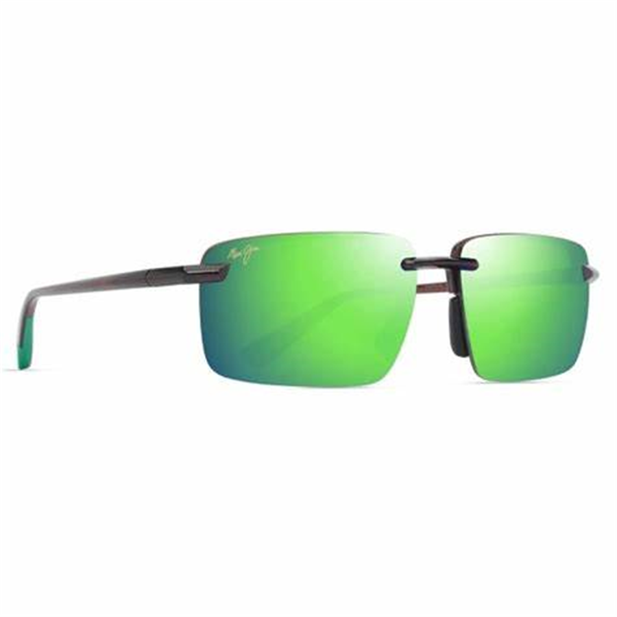 Maui Jim Laulima Shiny Trans Foliage green Frames with Maui HT Lens