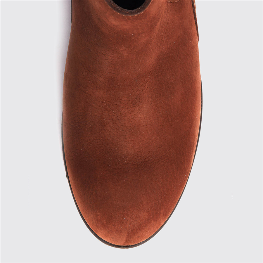 Dubarry Ladies Waterford Chelsea Boots - Walnut - Image 4