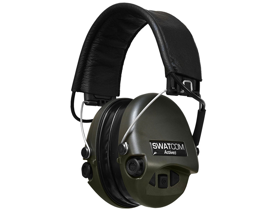 Swatcom Tactical Active8 Headset - Green ear defenders