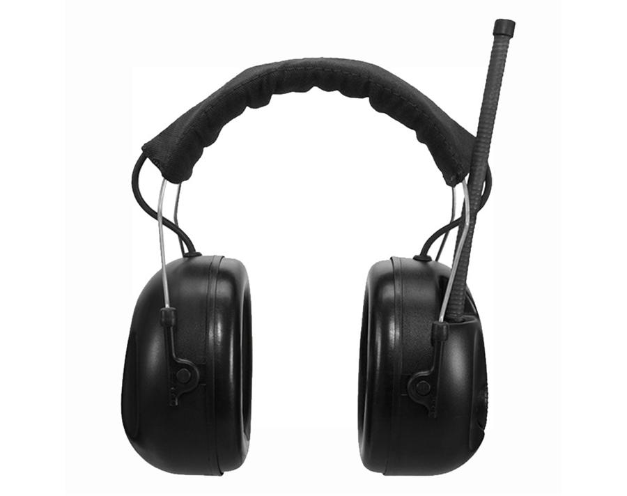 Swatcom A-Kabel FM Radio Headset - Black ear defenders