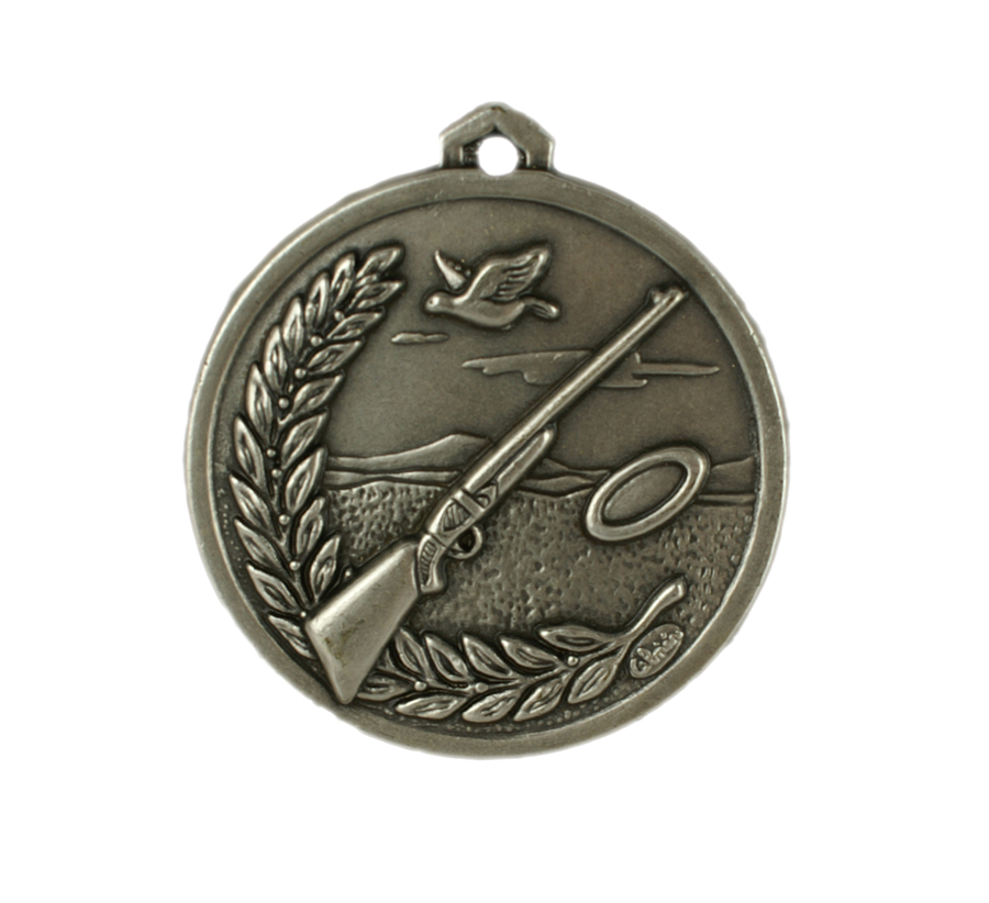 Shotgun Winner Medal - Red, White & Blue Ribbon - Image 2