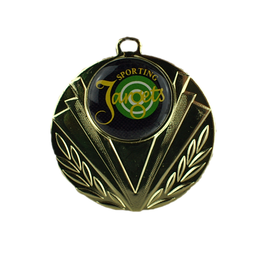 Sporting Targets Basic Medal - Green Ribbon - Image 2
