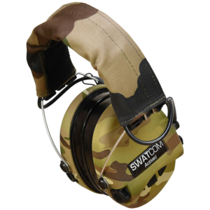 Swatcom Tactical Active8 Headset - Camo ear defenders