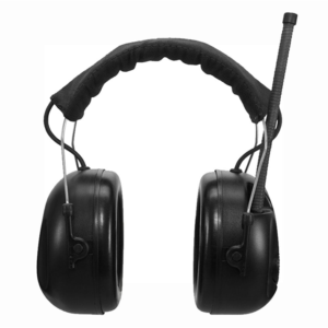 Swatcom A-Kabel FM Radio Headset - Black ear defenders