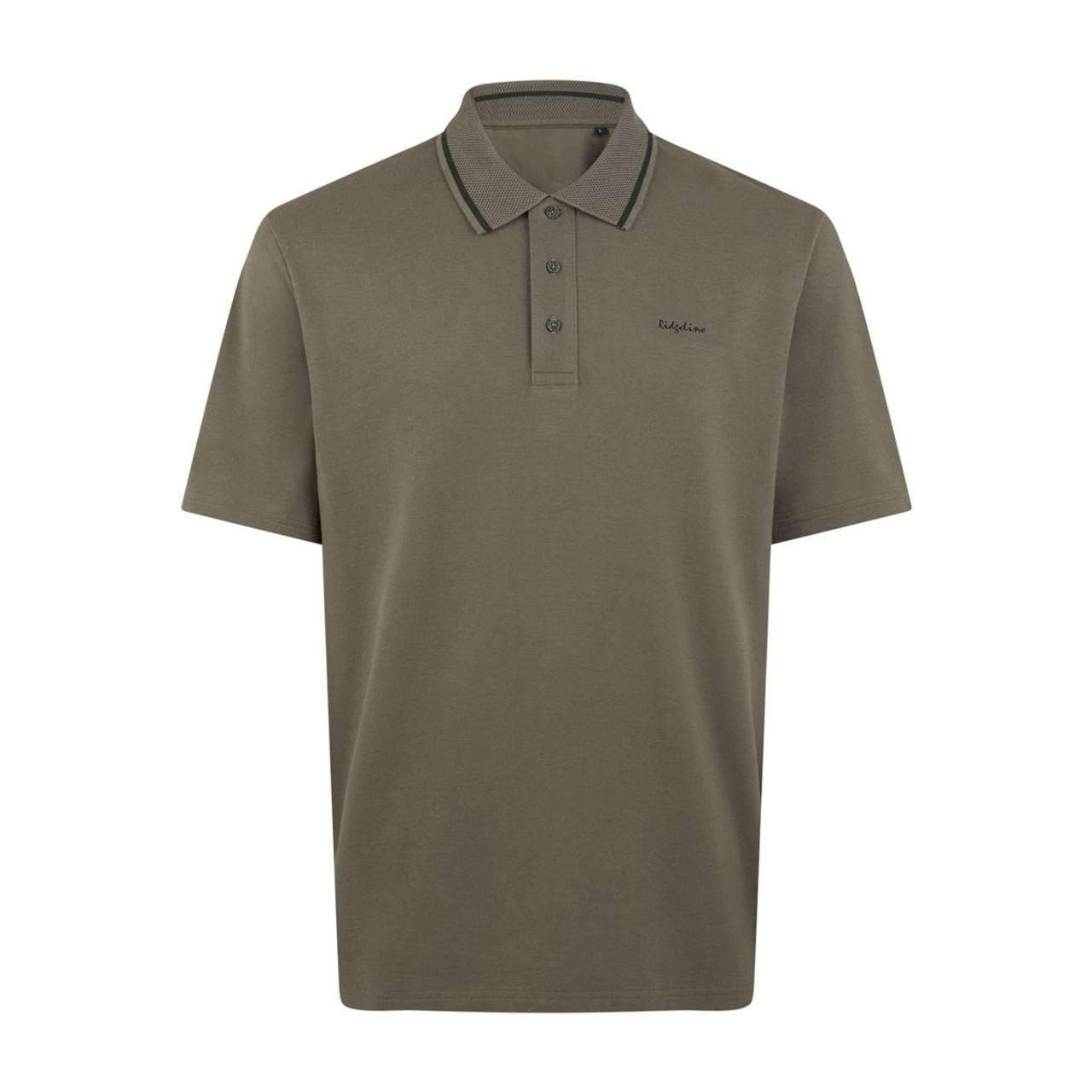 Ridgeline mens kilworth polo T-Shirt - Smokey olive