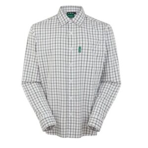 Ridgeline Mens sedgebrook Shirt - Deep forest / smokey olive