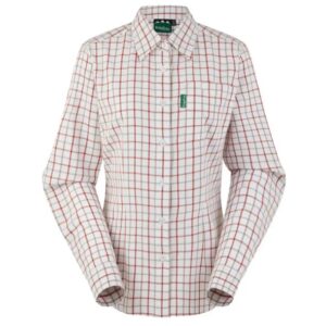 Ridgeline Womens sedgebrook shirt - russet/roasted cashew