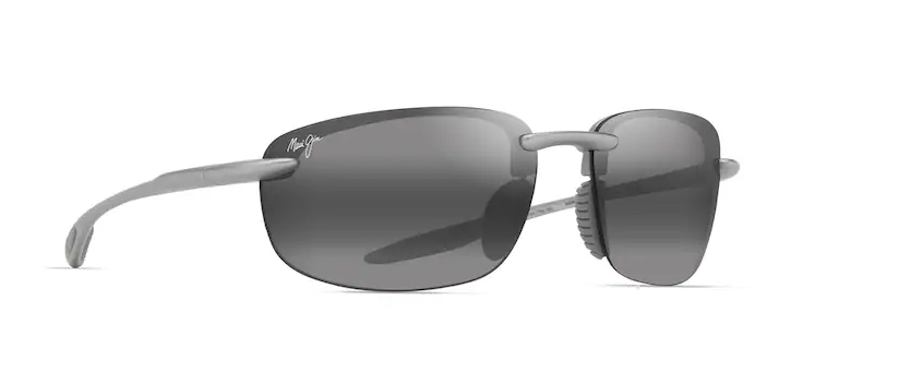 Maui Jim Grey hookipa ultra metallic - Matte silver frames