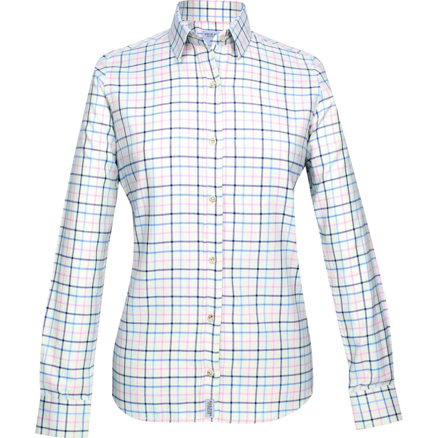jack pyke Ladies countryman shirt large check - navy