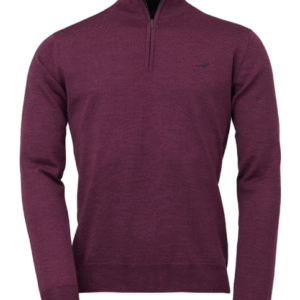 Laksen Norfolk zip neck - Heather
