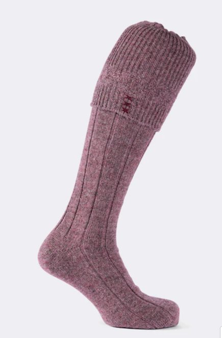 Pennine Hardwick socks - Mulberry