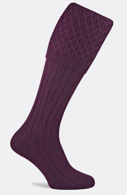 Pennine Chelsea socks -plum