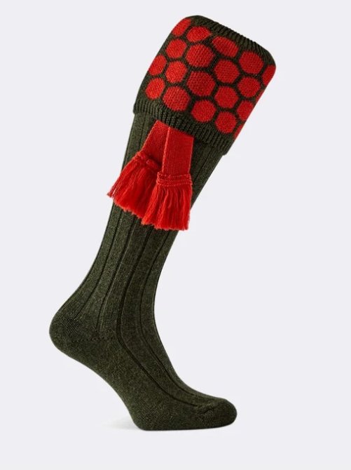 Pennine Grenadier Socks & Garter set - Hunter