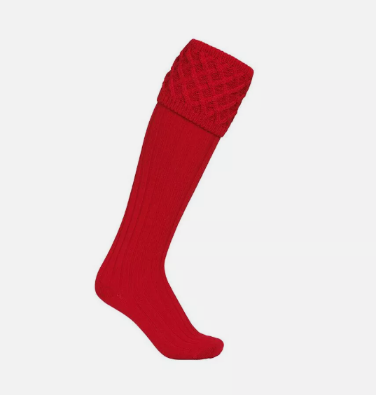 Laksen Windsor socks - Brick red