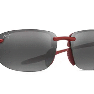 Maui Jim grey hookipa ultra AF metallic - matte red frames