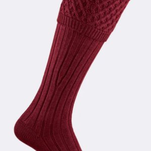 Pennine Chelsea Socks - claret