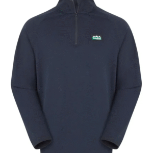 Ridgeline Men's baseline pull on zip top - Navy