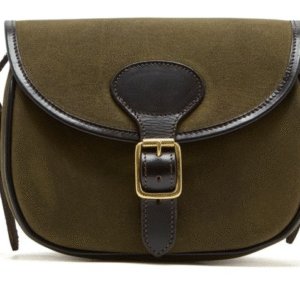 Chatham Waxed Canvas Cartridge Bag Dark Green 100 carts