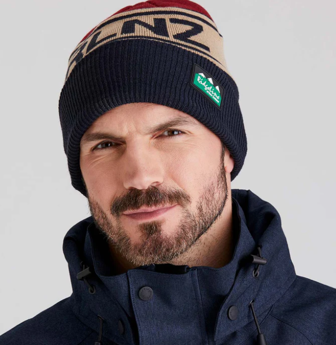 Ridgeline RLNZ Beanie Hat Navy - Multi - Image 3