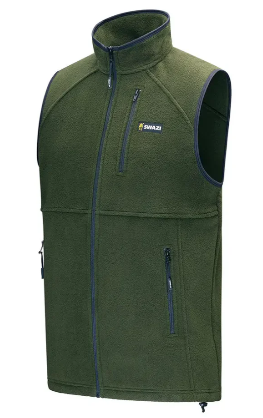 Swazi Sherpa Gilet / Vest - Olive
