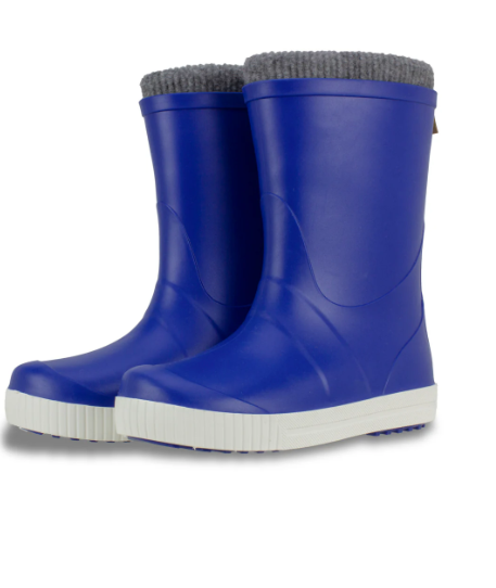 Children's Sock lined Wellington Boots - Blue