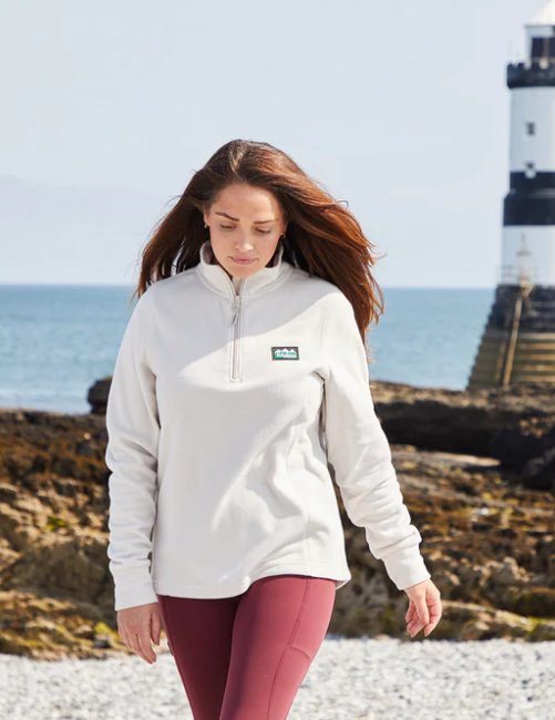 Ridgeline Womens Narvik Fleece - Stone - Image 2