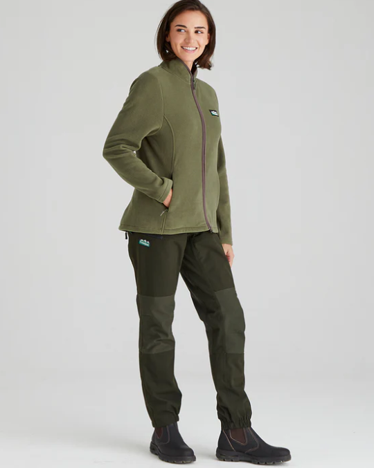 Ridgeline Womens Brenna Fleece Jacket - Ivy Green