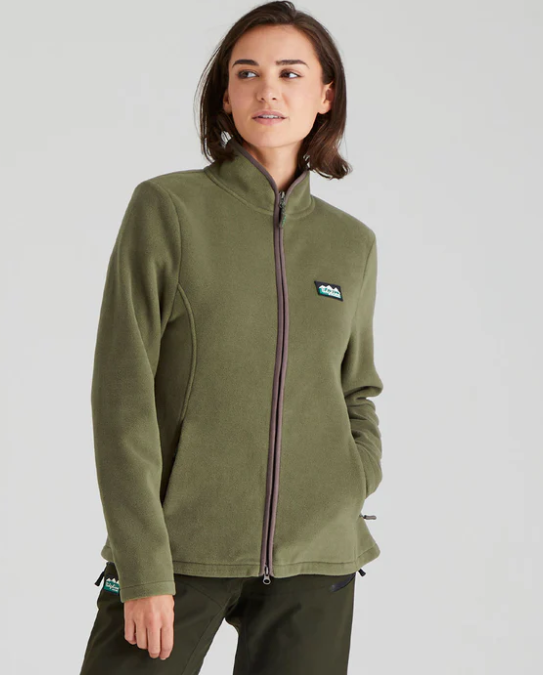 Ridgeline Womens Brenna Fleece Jacket - Ivy Green - Image 2