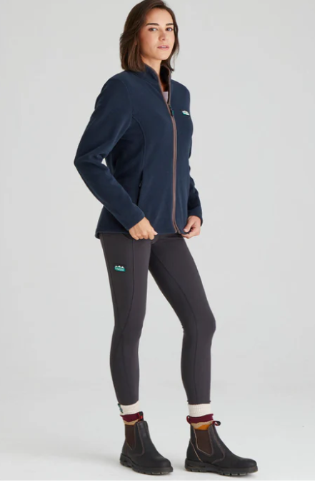 Ridgeline Womens Brenna Fleece Jacket - Navy
