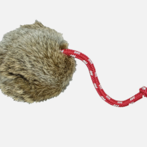 Dog & Field Rabbit Fur Long Throw Dumy Ball