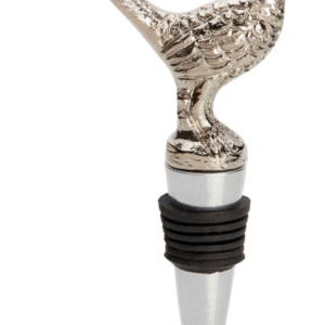 Bisley Pheasant Bottle Stopper - Stainless Steel