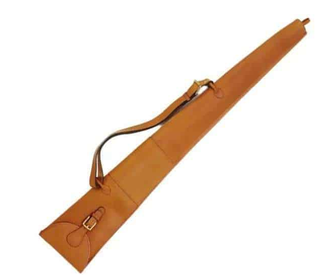 Laksen Leather Shotgun Slip 130cm - Chocolate