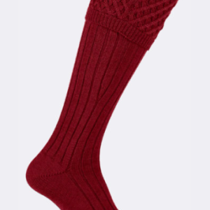 Pennine Chelsea socks - Deep Red size 9-11