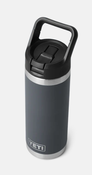 Yeti Rambler 18 oz Straw Bottle - Charcoal - Image 2