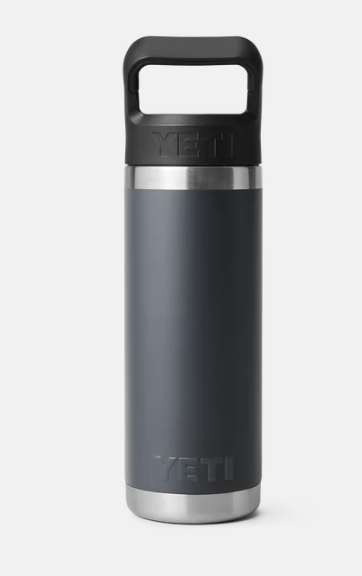 Yeti Rambler 18 oz Straw Bottle - Charcoal
