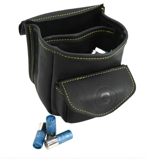 Swatcom Black Soft Leather Cartridge Pouch