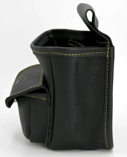 Swatcom Black Soft Leather Cartridge Pouch - Image 2