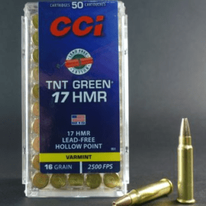 CCI 17 HMR TNT Green 16G Hollow Point (Boxes of 50)