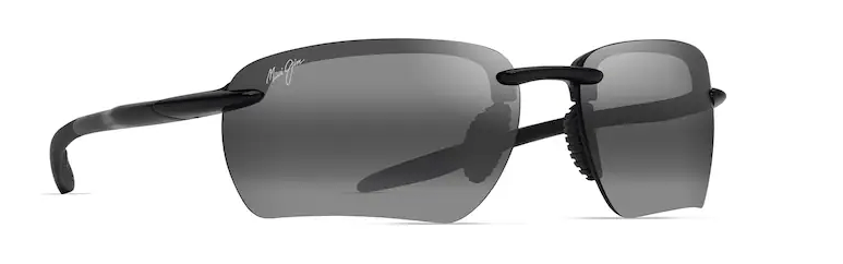 Maui jim Grey Hookipa Ultra G shiny black frames with grey lens