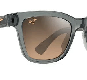 Maui jim HCL Hanohano Shiny trans frames with Bronze lens