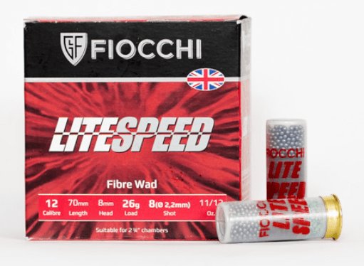 Fiocchi 12g Litespeed 26gm - 8 PW
